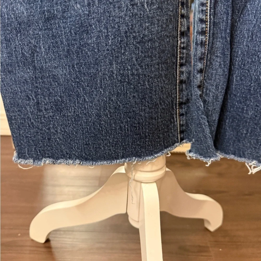 Forever 21 Dark Blue Denim Wide Leg Jeans